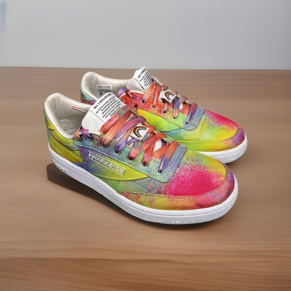 Reebok Rainbow Sneakers W's 5.5 Shoes Pride All Types Of Love LGTBQ
